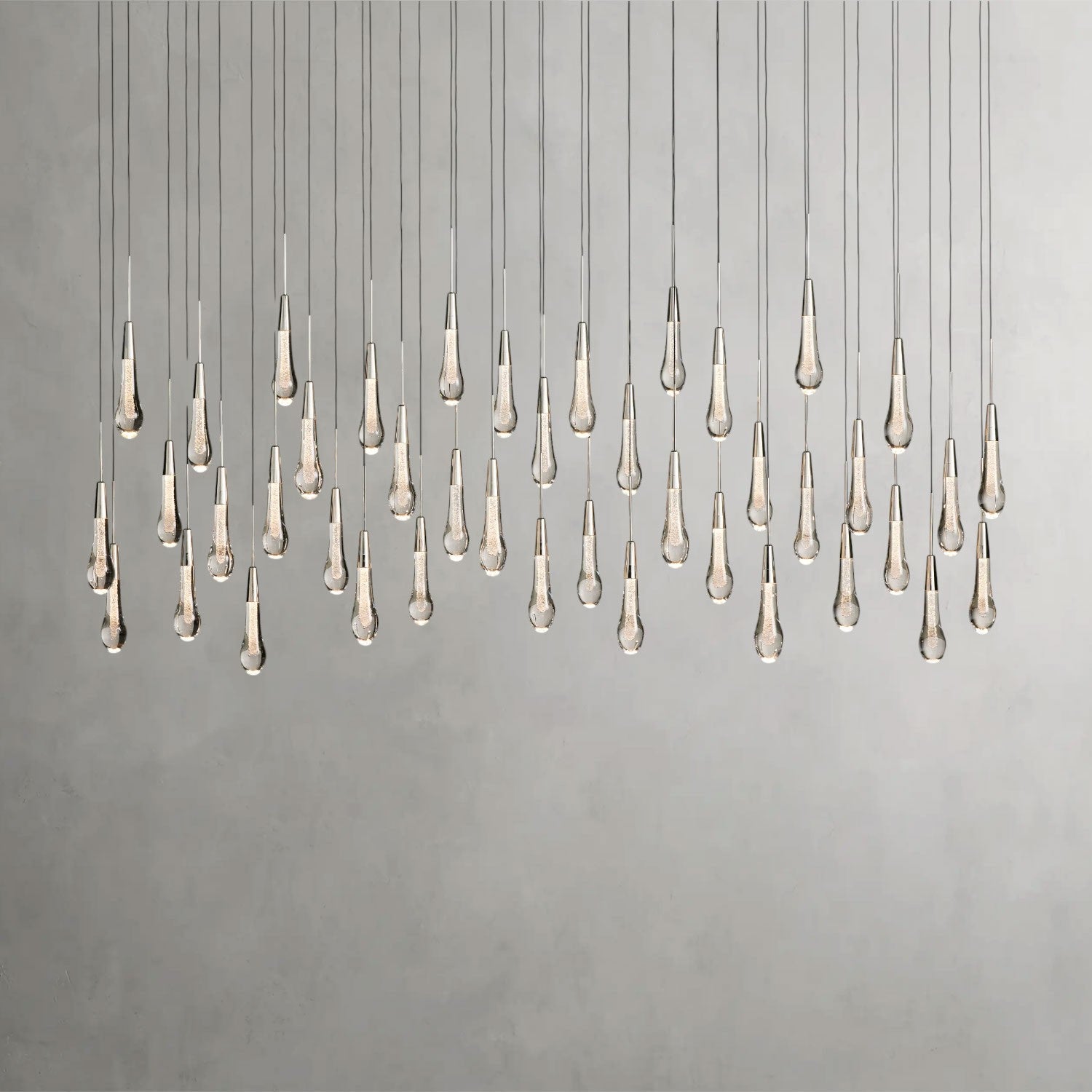 Soltaire Linear Chandelier 37", 50", 60", 70"